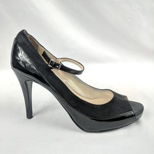 UNISA Womens Mary Jane Heels Black Size 7 1/2